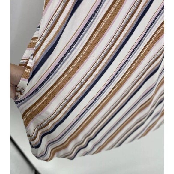 NWT Maurices 24/7 Multi‎ Striped Empire Waist Pocket Dress Sleeveless Comfort XL - Picture 4 of 10